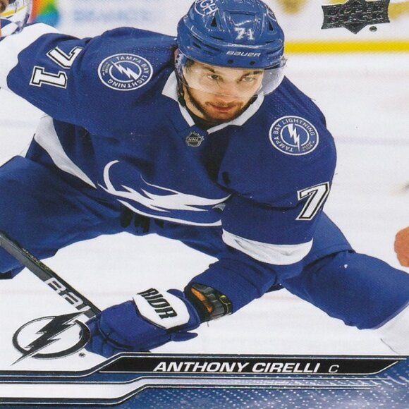 Anthony Cirelli Tampa Bay Lightning NHL Hockey Card Collection - 5 Card Set - Picture 4 of 6